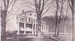 Historic view of Harmony Hall, Jacob Sloat’s home in Sloatsburg