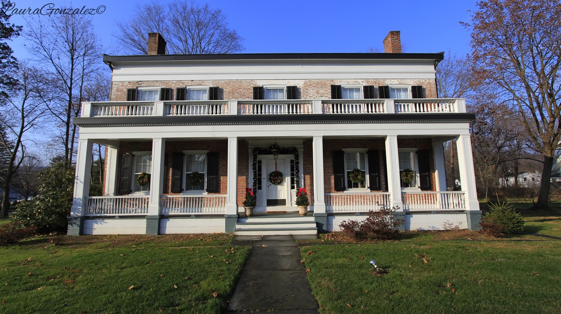 Façade of Harmony Hall in Sloatsburg